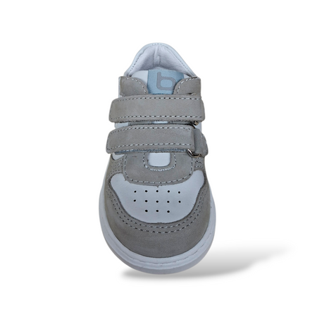 Scarpe Primi Passi Bambino Balducci Cita 7235 Pelle Grigio Bianco – Comfort Artigianale Made in Italy