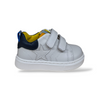 Scarpe Primi Passi Bambino Balducci Cita 7236 Pelle Bianco Blue – Comfort Artigianale Made in Italy
