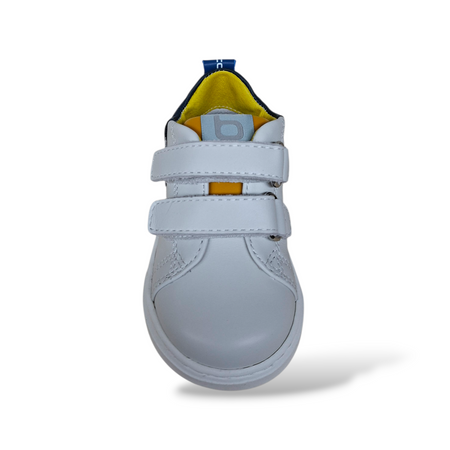 Scarpe Primi Passi Bambino Balducci Cita 7236 Pelle Bianco Blue – Comfort Artigianale Made in Italy