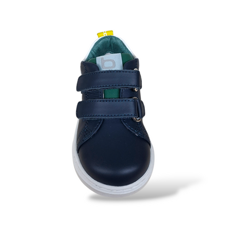 Scarpe Primi Passi Bambino Balducci Cita 7236 Pelle Blue Bianco Giallo – Comfort Artigianale Made in Italy