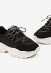Elina - Sneakers con lacci strass