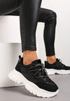 Elina - Sneakers con lacci strass