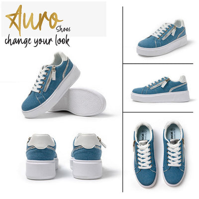 Fleur Sneakers Donna con cerniera