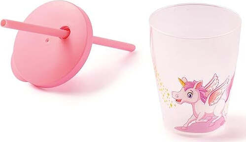 SNIPS-Bicchiere-con-Cannuccia-Unicorno-Rosa-000853