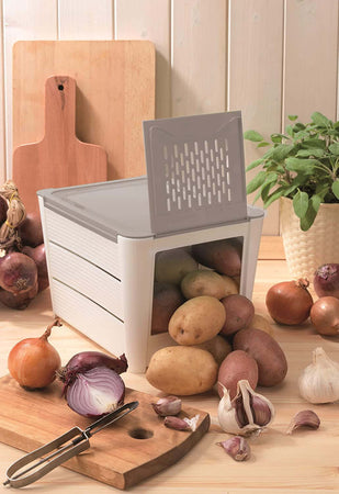 Snips-Contenitore-Porta-Patate-3-kg-Bianco-Grigio