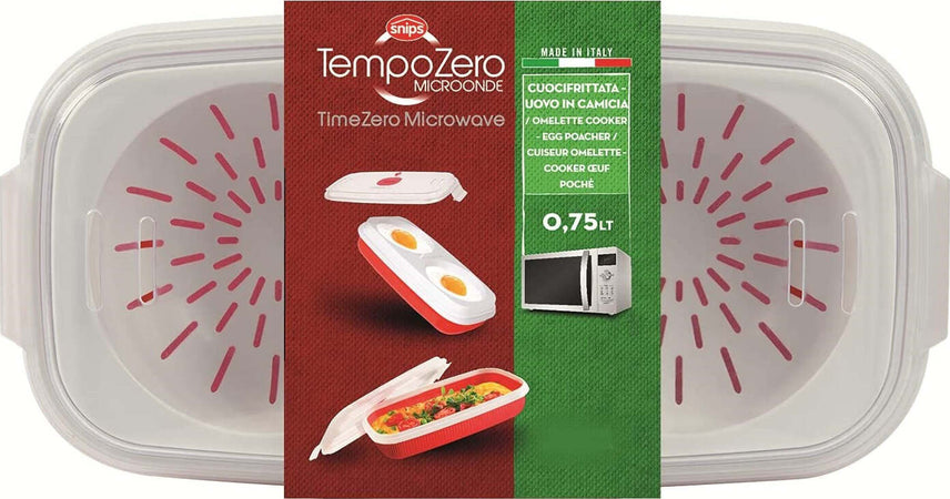 Snips Tempozero Microonde cuoci uova e frittata Casa e cucina/Organizzazione interni/Contenitori e barattoli da cucina/Conservazione cibi/Contenitori per alimenti/Contenitori Scontolo.net - Potenza, Commerciovirtuoso.it
