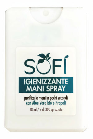 Sofí Igienizzante Mani Spray con Aloe Vera - più di 300 spruzzi Sofì Igienizzante Spray 18 ml Tiziana non solo gioielli - Civitanova Marche, Commerciovirtuoso.it