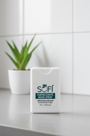 Sofí Igienizzante Mani Spray con Aloe Vera - più di 300 spruzzi