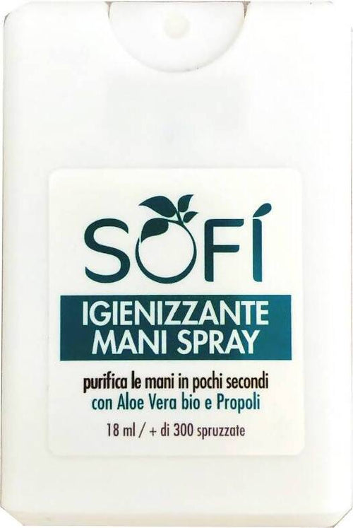 Sofí Igienizzante Mani Spray con Aloe Vera - più di 300 spruzzi Sofì Igienizzante Spray 18 ml Tiziana non solo gioielli - Civitanova Marche, Commerciovirtuoso.it