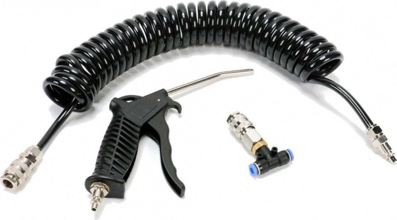 SOFFIATORE PISTOLA UGELLO PER COMPRESSORE CON TUBO ARIA COMPRESSA A SPIRALE Fai da te/Utensili elettrici e a mano/Accessori per utensili elettrici/Accessori per utensili pneumatici/Pistole di soffiaggio Trade Shop italia - Napoli, Commerciovirtuoso.it