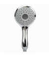 Soffione Doccia 12x24.5cm Doccetta Bagno Multigetto Regolabile Manico Bombato 79706