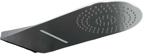 Soffione doccia 2 funzioni cascata e pioggia, design tondo