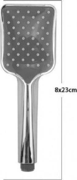 Soffione-Doccia-8-X-23-Cm-Doccetta-Rettangolare-Monogetto-Bagno-Moderno-69313