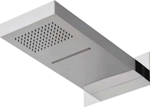Soffione Doccia a Parete Acciaio Inox Punta Quadrata Con Cascata Fai da te/Attrezzature per cucine e bagni/Attrezzature per bagni/Docce e componenti doccia/Filtri supporti e soffioni doccia/Docce fisse Ogomondo - Martina Franca, Commerciovirtuoso.it
