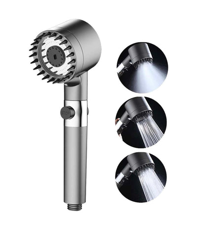 Soffione Doccia A Pioggia Con Filtro A 4 Modalità Massaggio Ad Alta Pressione