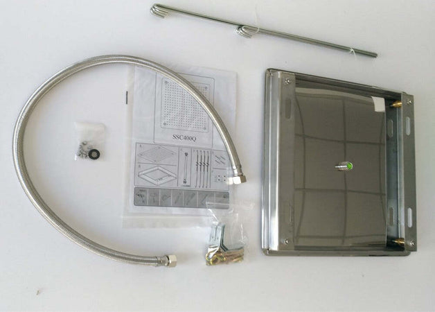 Soffione Doccia a Soffitto Installazione Da Incasso Acciaio Inox Quadro Fai da te/Attrezzature per cucine e bagni/Attrezzature per bagni/Docce e componenti doccia/Filtri supporti e soffioni doccia/Docce fisse Ogomondo - Martina Franca, Commerciovirtuoso.it