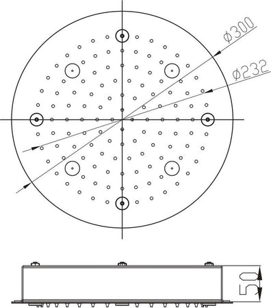 Soffione Doccia a Soffitto Installazione Da Incasso Acciaio InoxTondo Fai da te/Attrezzature per cucine e bagni/Attrezzature per bagni/Docce e componenti doccia/Filtri supporti e soffioni doccia/Docce fisse Ogomondo - Martina Franca, Commerciovirtuoso.it