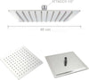 Soffione Doccia Bagno Cascata Quadrato 40x40cm Acciaio 324 Getti Effetto Pioggia Casa, arredamento e bricolage > Soffioni Doccia Trade Shop italia - Napoli, Commerciovirtuoso.it