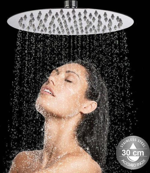 Soffione Doccia Bagno Cascata Tondo 30 Cm Acciaio Ultra Sottile Effetto Pioggia Casa, arredamento e bricolage > Soffioni Doccia Trade Shop italia - Napoli, Commerciovirtuoso.it