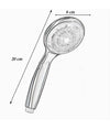 Soffione Doccia Con Led Rgb Doccetta A Telefono 20cm Cromoterapia Emozionale 79898