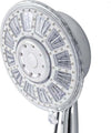 Soffione-Doccia-In-Abs-Cromato-Doccetta-Multifunzione-A-Led-Per-Doccia