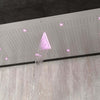 Soffione Doccia LED a Soffitto Installazione Da Incasso Con Cascata Acciaio Inox Rettangolare Fai da te/Attrezzature per cucine e bagni/Attrezzature per bagni/Docce e componenti doccia/Filtri supporti e soffioni doccia/Docce fisse Ogomondo - Martina Franca, Commerciovirtuoso.it