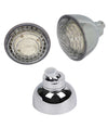 Soffione Doccia Led Rotondo ø8cm Cromoterapia Doccia Emozionale Multicolor 79900