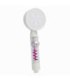 Soffione Doccia Multigetto Flusso D'acqua Curvo Pulsante Doccetta 9x25.5cm 87530