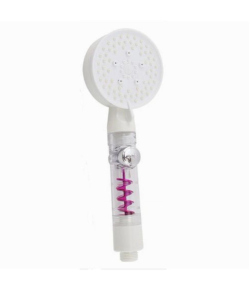 Soffione Doccia Multigetto Flusso D'acqua Curvo Pulsante Doccetta 9x25.5cm 87530