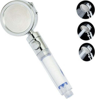 Soffione-Doccia-Multigetto-Rotondo-Doccetta-8x25cm-Massaggio-Anticalcare-52999