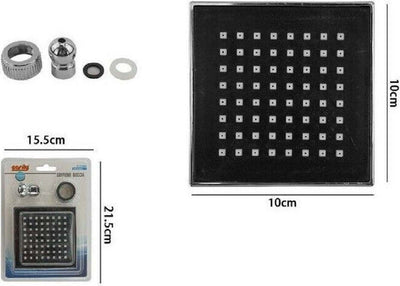 Soffione Doccia Quadrato 10 X 10 Cm Ugelli Fori Bagno Miscelatore Moderno 69283 Casa, arredamento e bricolage > Accessori Bagno > Soffioni Doccia Trade Shop italia - Napoli, Commerciovirtuoso.it