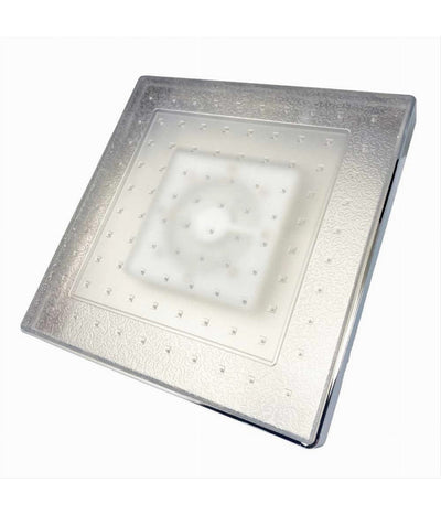 Soffione Doccia Quadrato 20cm A Led Rgb Bagno Miscelatore 79905 Per Cromoterapia