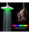 Soffione Doccia Quadrato 20cm A Led Rgb Bagno Miscelatore 79905 Per Cromoterapia