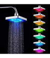 Soffione Doccia Quadrato 20cm A Led Rgb Bagno Miscelatore 79905 Per Cromoterapia