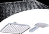 Soffione-Doccia-Quadrato-20x20cm-Con-Miscelatore-Doccetta-Quadrata-In-Abs-Cromo