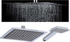 SOFFIONE DOCCIA QUADRATO 22X22CM CON MISCELATORE DOCCETTA QUADRATA IN ABS CROMO Fai da te/Attrezzature per cucine e bagni/Attrezzature per bagni/Docce e componenti doccia/Filtri supporti e soffioni doccia/Docce fisse Trade Shop italia - Napoli, Commerciovirtuoso.it