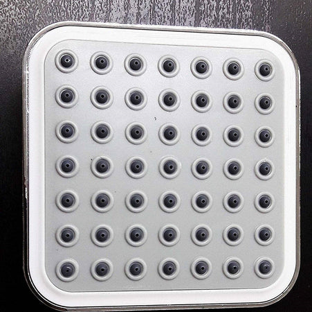 Soffione-Doccia-Quadrato-4--52272-10-Cm-In-Acciaio-Snodato-Orientabile-Flat