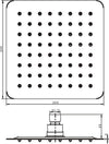 Soffione Doccia Quadrato Acciaio Inox 2 Mm Spessore Effetto Pioggia Varie Misure Bagno Fai da te/Attrezzature per cucine e bagni/Attrezzature per bagni/Docce e componenti doccia/Filtri supporti e soffioni doccia/Docce fisse Ogomondo - Martina Franca, Commerciovirtuoso.it