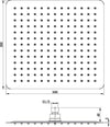 Soffione Doccia Quadrato Acciaio Inox 2 Mm Spessore Effetto Pioggia Varie Misure Bagno Fai da te/Attrezzature per cucine e bagni/Attrezzature per bagni/Docce e componenti doccia/Filtri supporti e soffioni doccia/Docce fisse Ogomondo - Martina Franca, Commerciovirtuoso.it
