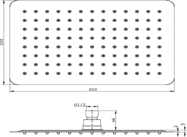 Soffione Doccia Rettangolare Acciaio Inox 2 Mm Spessore Effetto Pioggia Varie Misure Bagno Fai da te/Attrezzature per cucine e bagni/Attrezzature per bagni/Docce e componenti doccia/Filtri supporti e soffioni doccia/Telefoni doccia Ogomondo - Martina Franca, Commerciovirtuoso.it