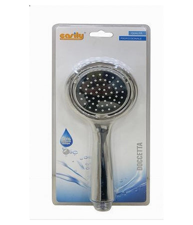 Soffione Doccia Rotondo 1 Modalità Bagno Doccetta Doccino Cornetta Moderno 59170