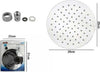 Soffione-Doccia-Rotondo-20cm-Ugelli-Fori-Attacchi-Bagno-Miscelatore-69119-Moderno