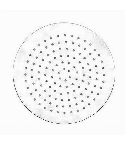 Soffione Doccia Rotondo 25cm Ugelli Fori Bagno Miscelatore Cromato Attacco 69120