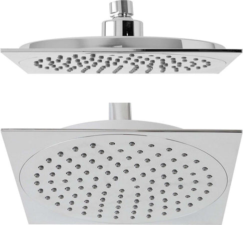 Soffione Doccia Slim Quadrato 20 X 20 Cm Plus In Abs Cromato Miscelatore Fai da te/Attrezzature per cucine e bagni/Attrezzature per bagni/Docce e componenti doccia/Filtri supporti e soffioni doccia/Docce fisse Trade Shop italia - Napoli, Commerciovirtuoso.it