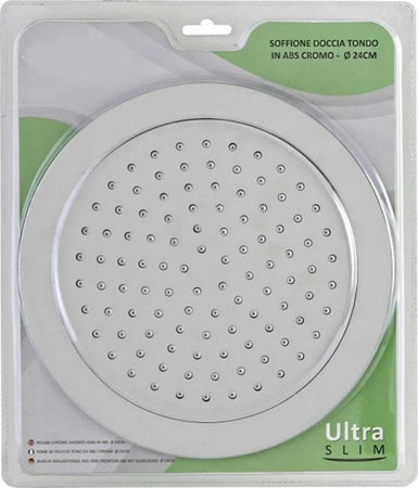 SOFFIONE DOCCIA SLIM TONDO 24 CM PLUS IN ABS CROMATO MISCELATORE SHOWER Fai da te/Attrezzature per cucine e bagni/Attrezzature per bagni/Docce e componenti doccia/Filtri supporti e soffioni doccia/Docce fisse Trade Shop italia - Napoli, Commerciovirtuoso.it