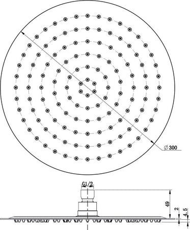 Soffione Doccia Tondo Acciaio Inox 2 Mm Spessore Effetto Pioggia Varie Misure Bagno Fai da te/Attrezzature per cucine e bagni/Attrezzature per bagni/Docce e componenti doccia/Filtri supporti e soffioni doccia/Docce fisse Ogomondo - Martina Franca, Commerciovirtuoso.it