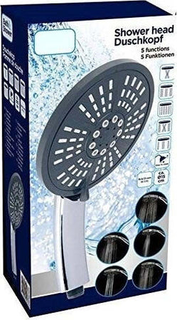 SOFFIONE DOCCIA TROPICAL DOCCETTA SILVER DIAMETRO 15CM UNIVERSALE 5 FUNZIONI Fai da te/Attrezzature per cucine e bagni/Attrezzature per bagni/Docce e componenti doccia/Filtri supporti e soffioni doccia/Docce fisse Trade Shop italia - Napoli, Commerciovirtuoso.it