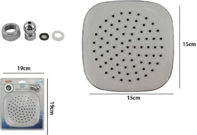 Soffione Doccia Ugelli Fori Bagno Miscelatore Ad Alta Pressione 15 X 15 Cm 69289 Fai da te/Attrezzature per cucine e bagni/Attrezzature per bagni/Docce e componenti doccia/Filtri supporti e soffioni doccia/Telefoni doccia Trade Shop italia - Napoli, Commerciovirtuoso.it