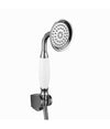 Soffione Doccia Vasca Stile Retrò Abs Cromato Lucido Attacco 1/2 Doccetta 69040