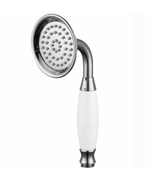 Soffione Doccia Vasca Stile Retrò Abs Cromato Lucido Attacco 1/2 Doccetta 69040